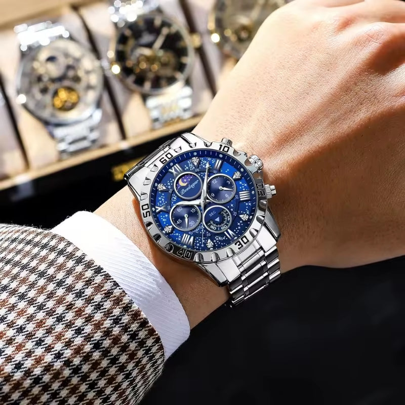 Poedagar Salvatore Silver Blue