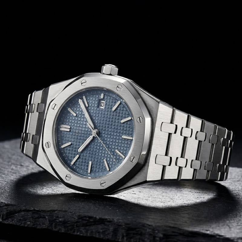 Poedagar Deluxe Octagon Silver Blue
