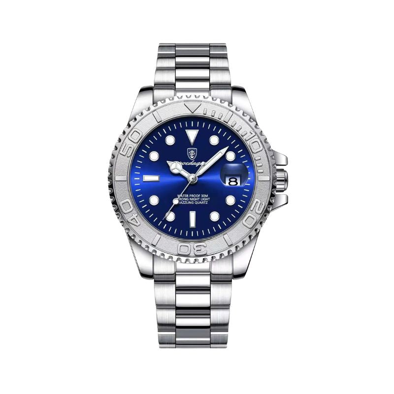 Poedagar Submariner Silver Blue