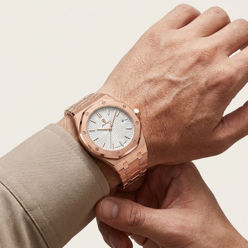 Poedagar Deluxe Octagon Rosé White