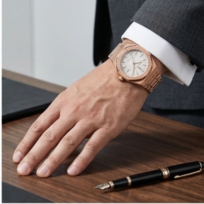 Poedagar Deluxe Octagon Rosé White