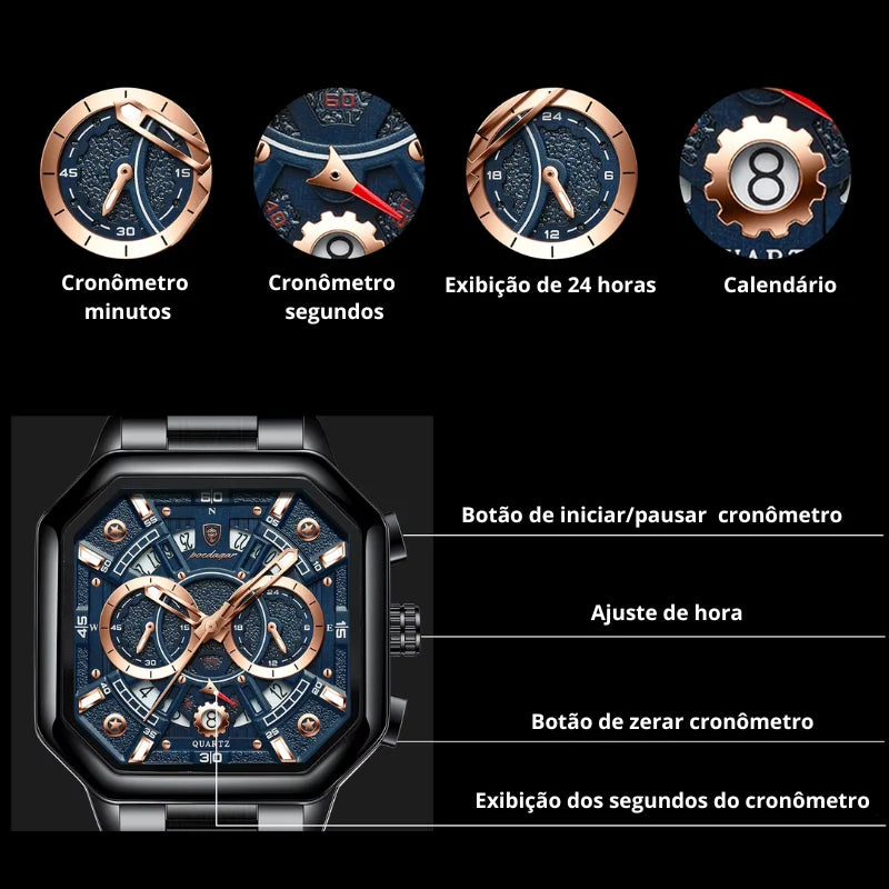 Poedagar Loretto Black Blue