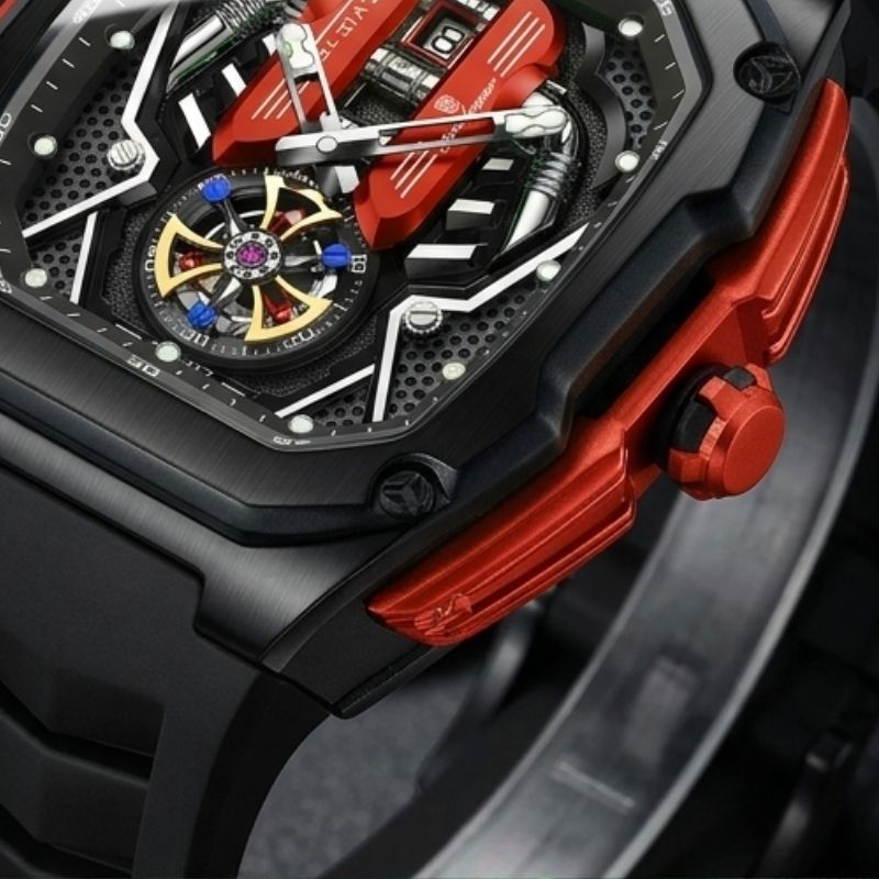 Poedagar Velocity Black Red
