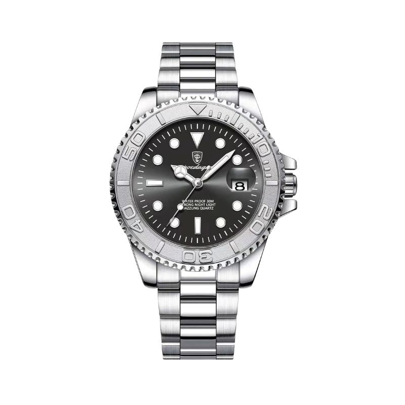 Poedagar Submariner Silver Black