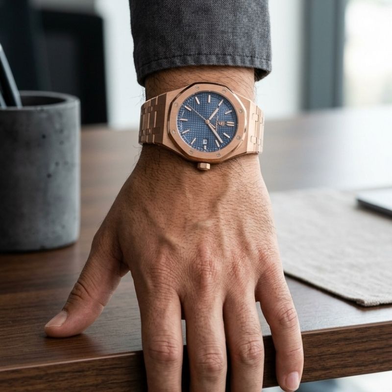 Poedagar Deluxe Octagon Rosé Blue
