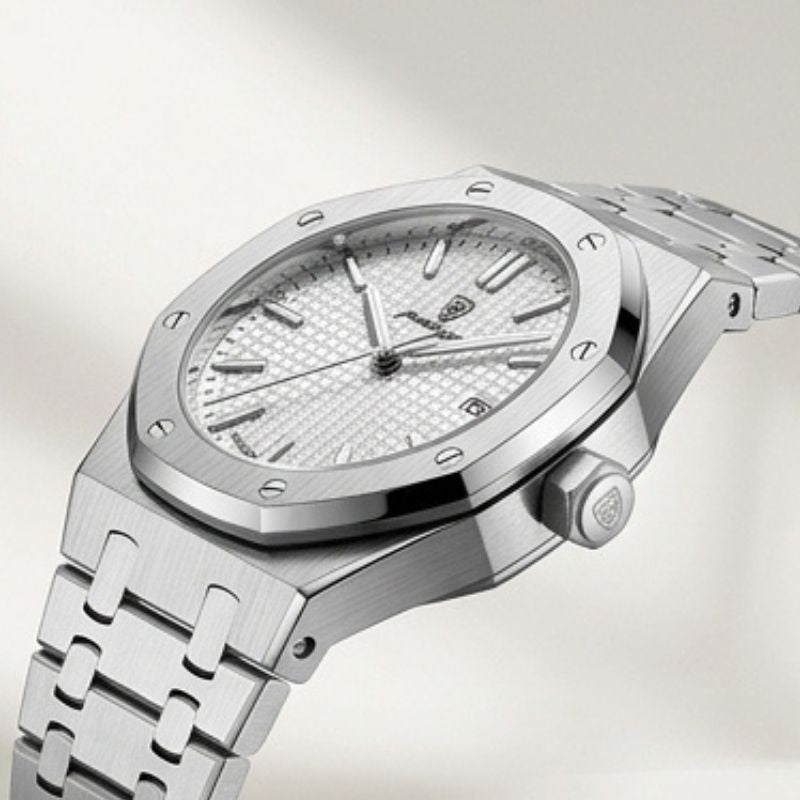 Poedagar Deluxe Octagon Silver White