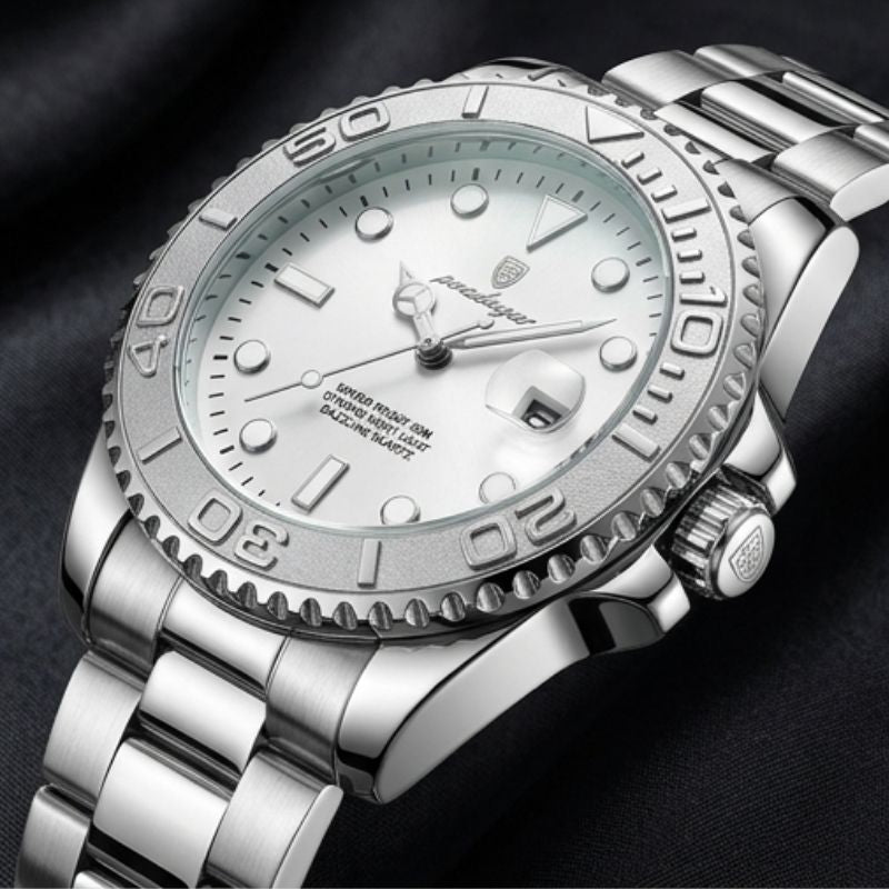 Poedagar Submariner Silver White