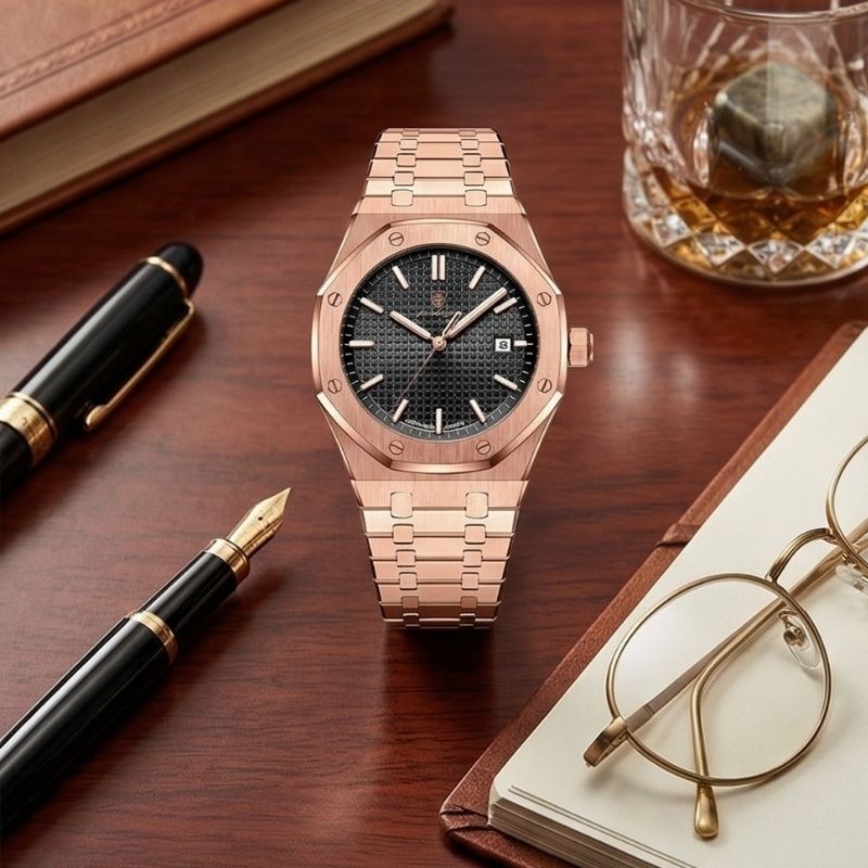 Poedagar Deluxe Octagon Rosé Black