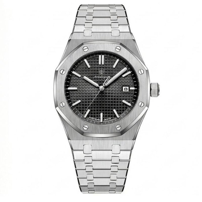 Poedagar Deluxe Octagon Silver Black
