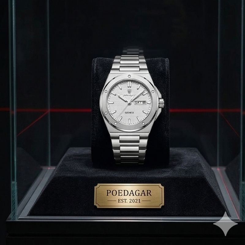 Poedagar Majesty Silver White